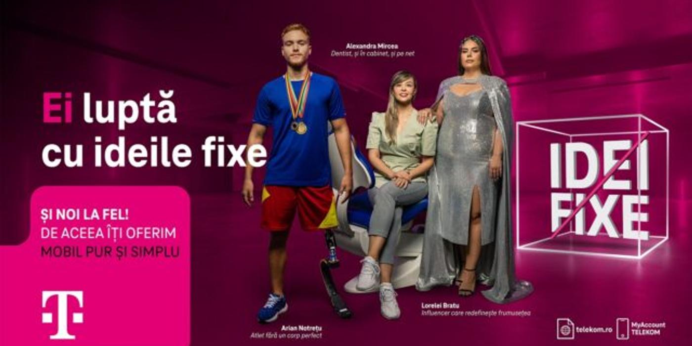 Telekom Romania Mobile luptă împotriva ideilor fixe oferind românilor servicii simple și oferte convenabile