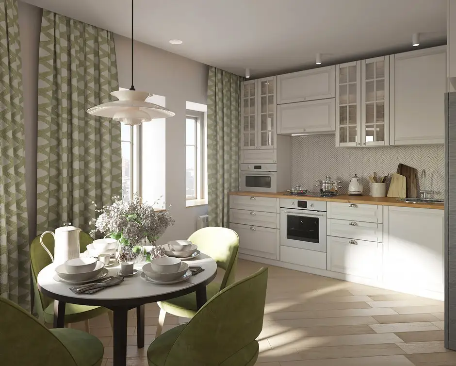 Propunere de amenajare intr-un apartament de 60 mp