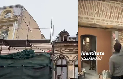 Clădire istorică restaurată în Lipscani așteaptă o nouă destinație