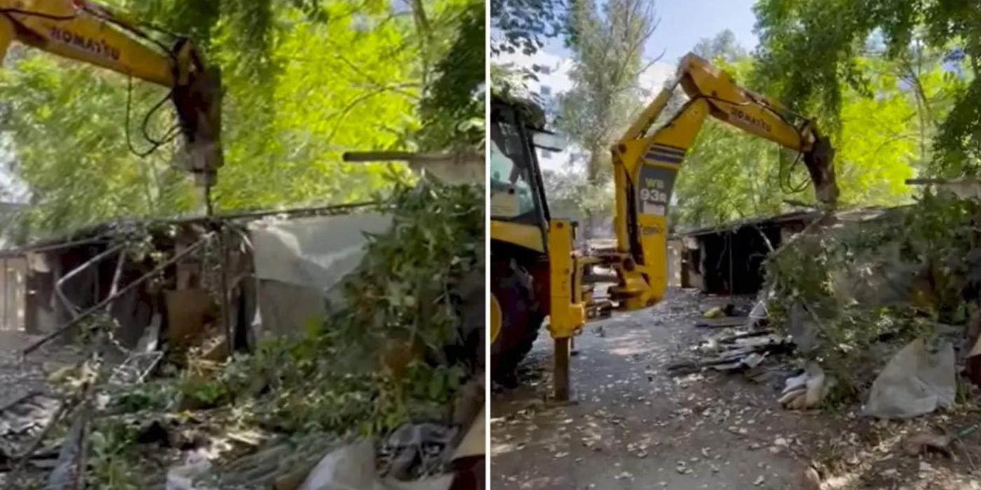 A început demolarea mai multor garaje ridicate ilegal în Sectorul 1, anunțat Clotilde Armand