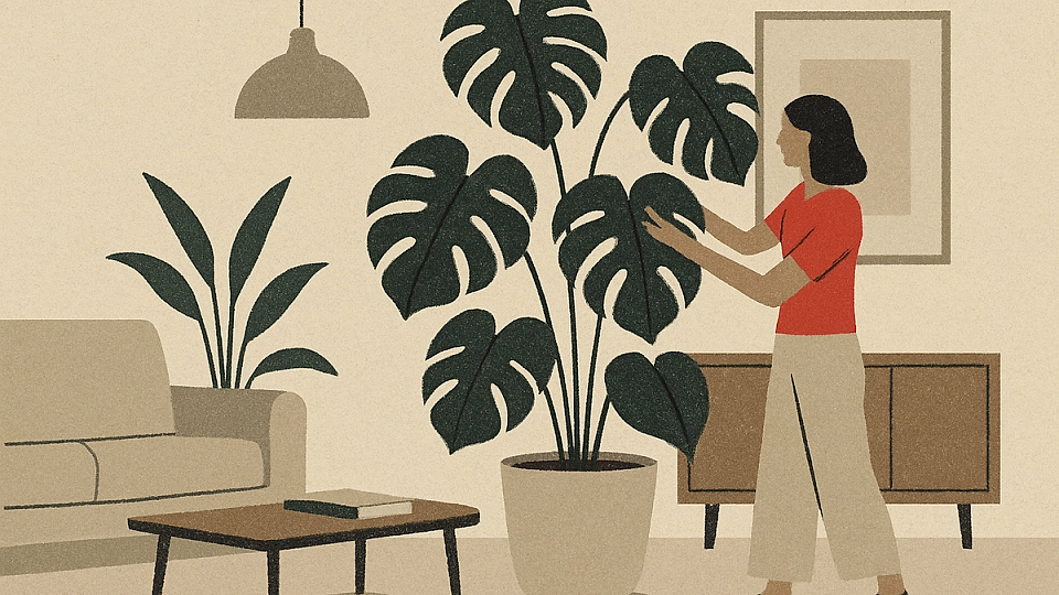 Accente tropicale în interioare moderne urbana