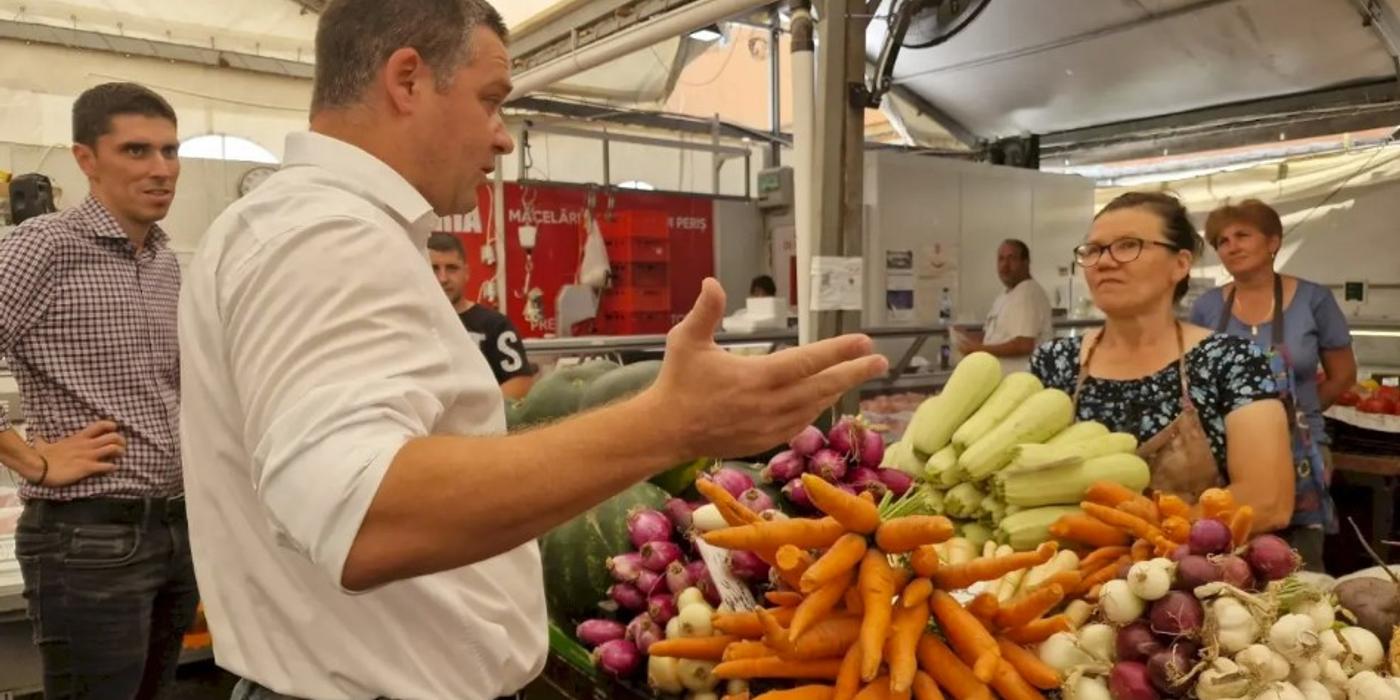 Piața Valea Ialomiței va fi gata în aproape o lună, așa a anunțat primarul Ciprian Ciucu