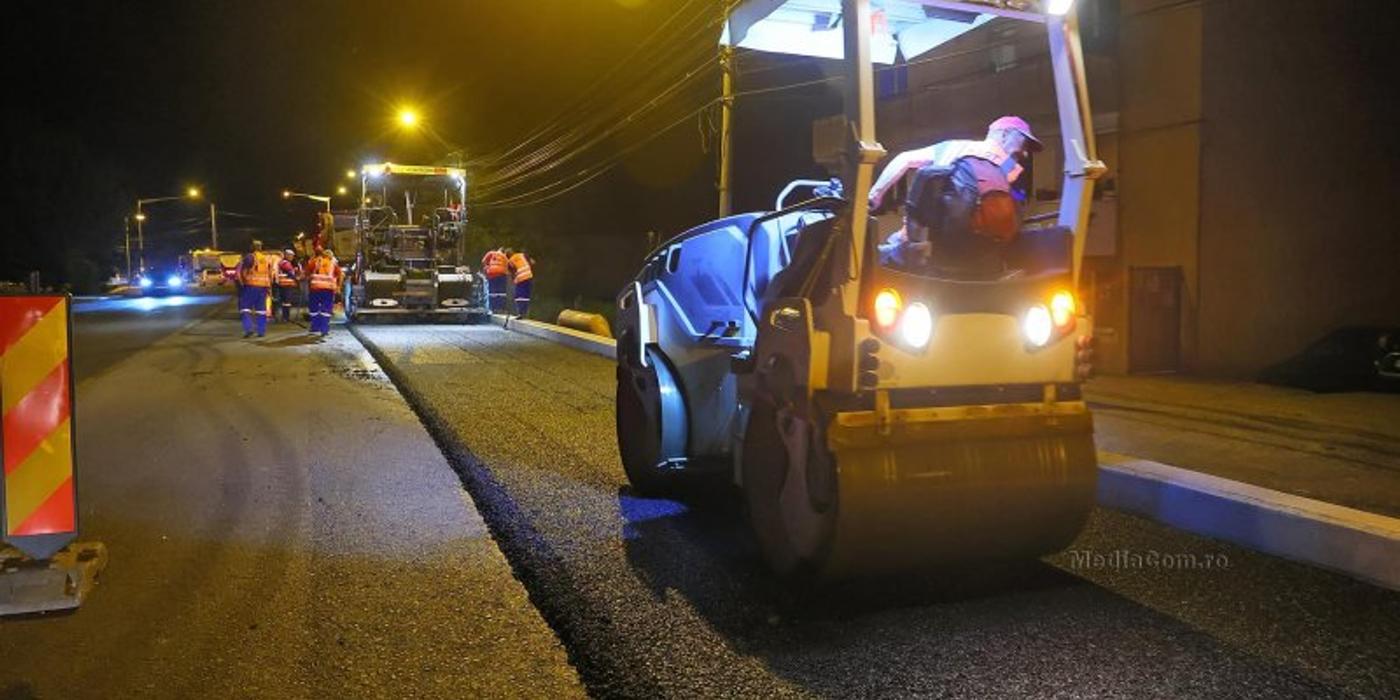 Lucrările de modernizare pe străzile Calea Victoriei și Detuna din Turda avansează