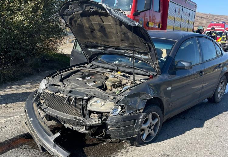 Accident rutier, în această dimineață, în localitatea clujeană Stejeriș