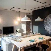 Decor original intr-un apartament de 2 camere