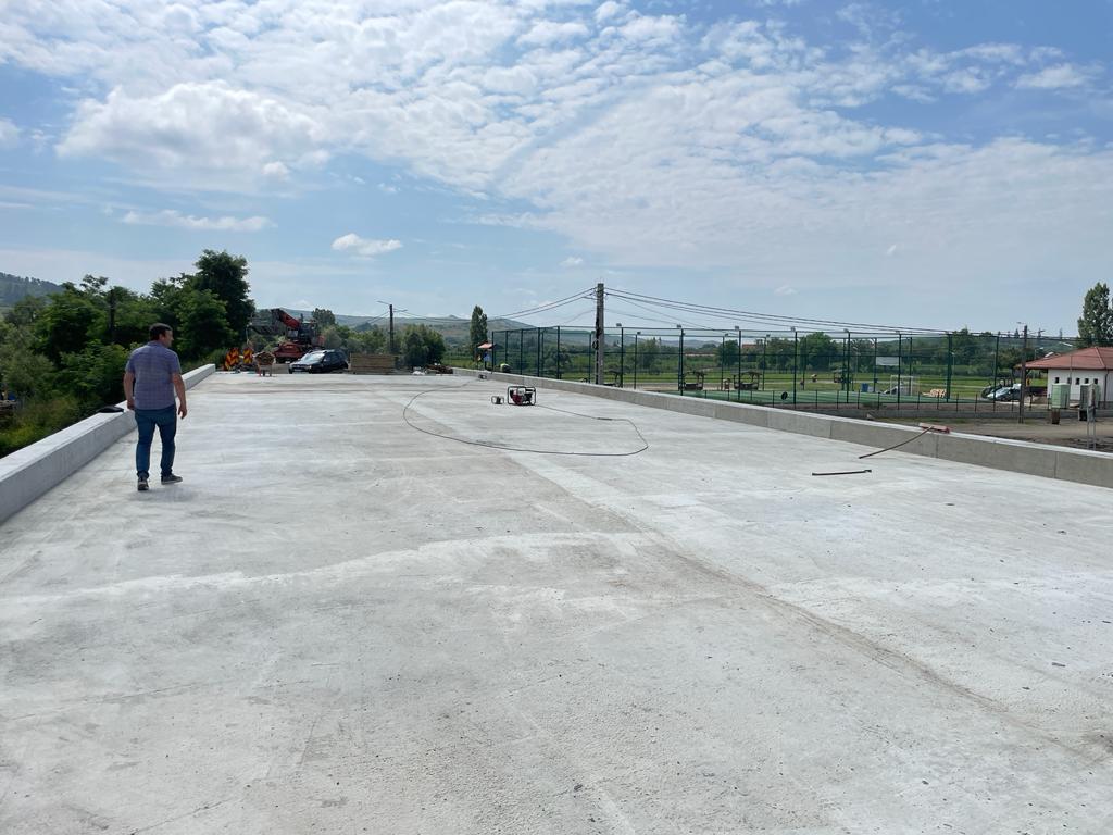 Podul peste Someșul Mic din localitatea Bonțida, finalizat în numai 3 luni