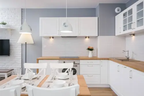 Apartament de 2 camere amenajat cu influente provensale