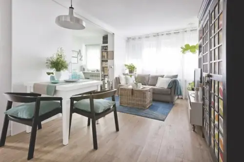 Un spatiu relaxant intr-o reamenajare de apartament