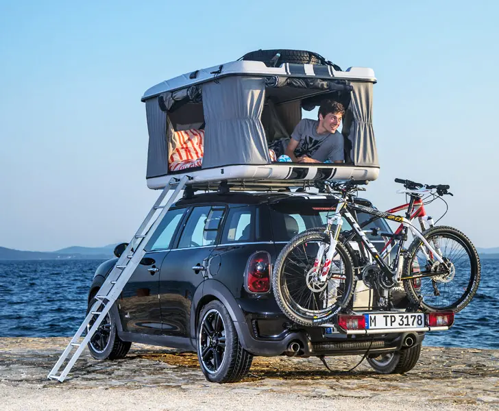 Rulote Mini Cooper pentru camping