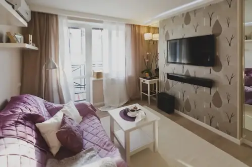 Decor elegant, in note feminine intr-un spatiu de 35 mp