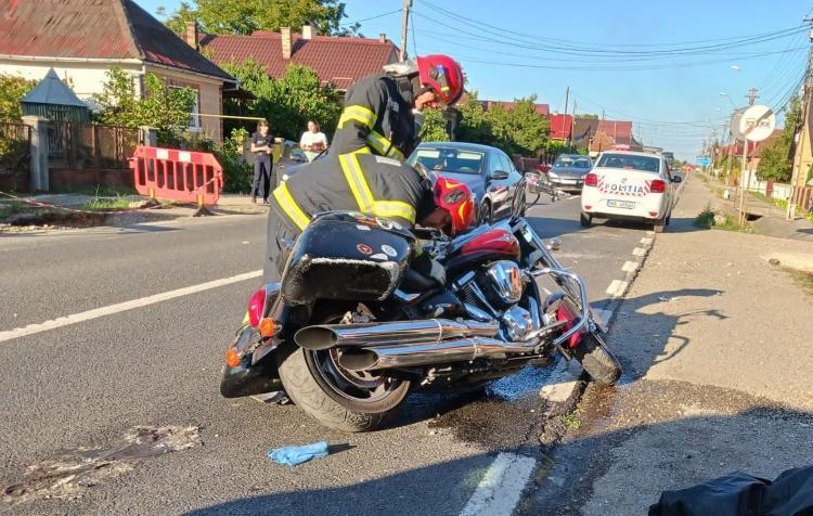 Un accident rutier s-a petrecut luni seară pe raza localității Cuzdrioara din județul Cluj