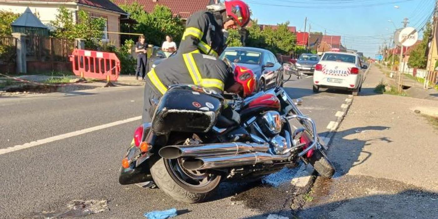 Un accident rutier s-a petrecut luni seară pe raza localității Cuzdrioara din județul Cluj