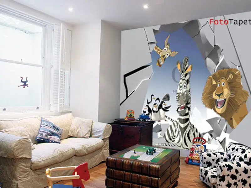 10 camere de copii amenajate cu fototapet