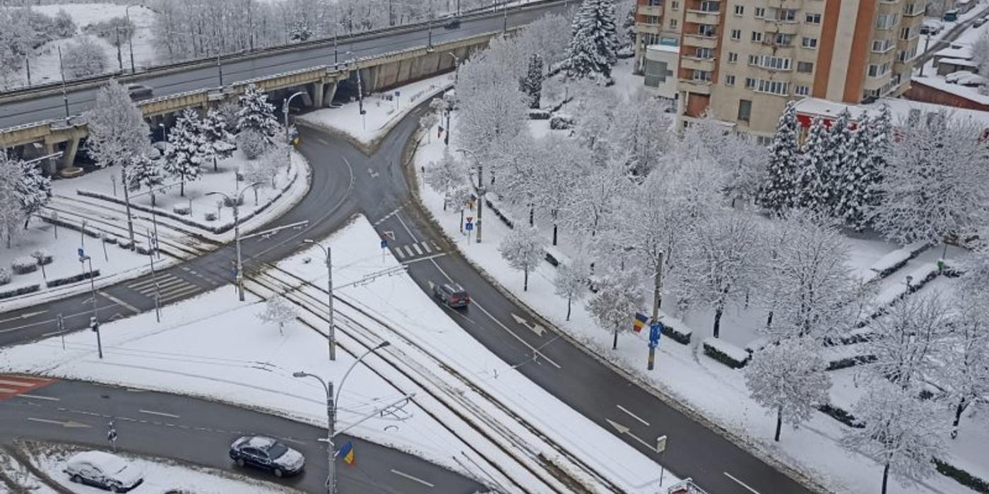Când se vor bucura clujenii de primii fulgi de zăpadă