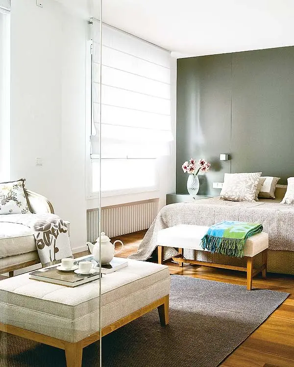 Decorul unui dormitor ca o amenajare de apartament