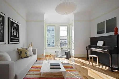 Albul in amenajarea livingului: o culoare subestimata