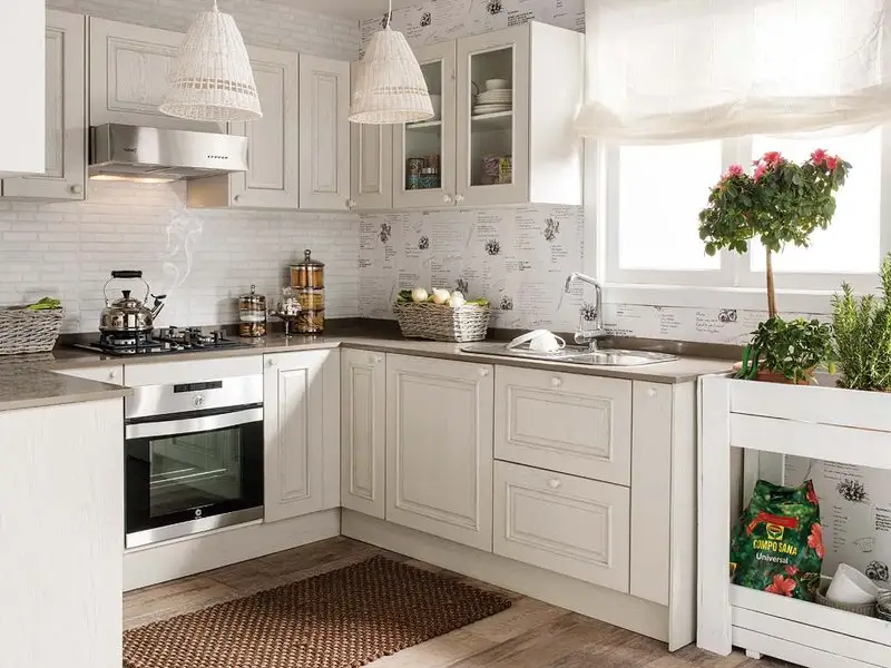 Modele de bucatarii moderne de inspiratie rustica