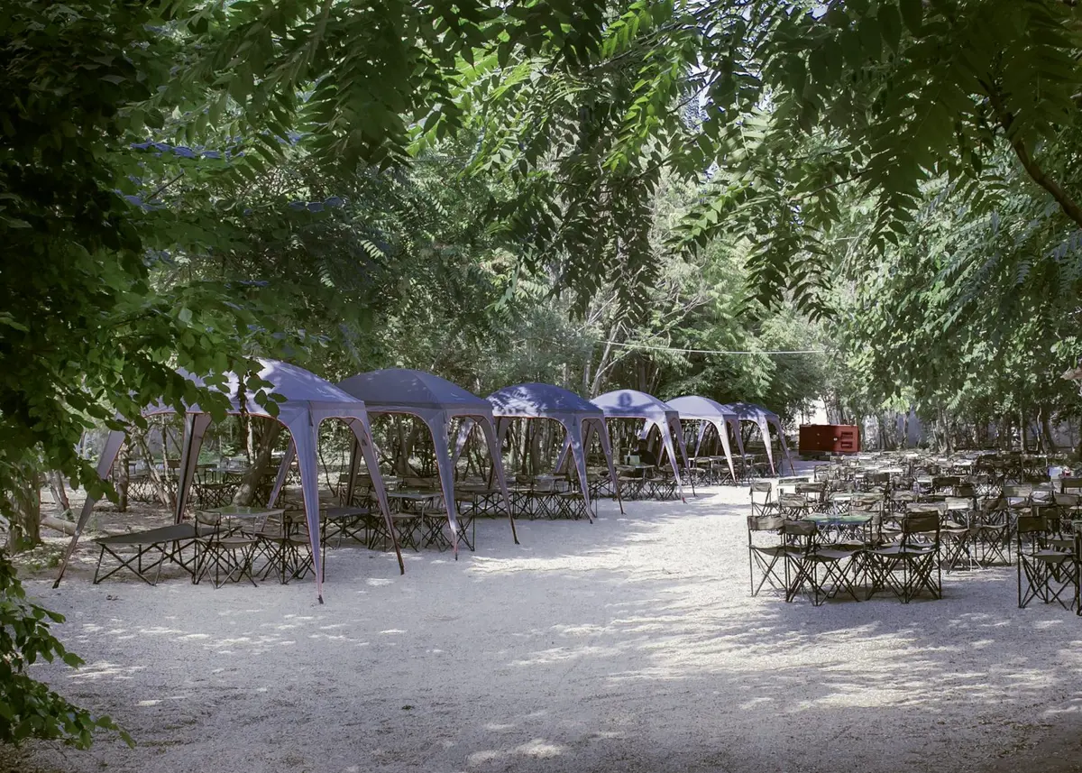 A2 Atmosfera urbana intr-o gradina tipic bucuresteana