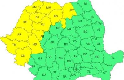 Județul Cluj, sub avertizarea Cod Galben de ceață, asociată cu burniță