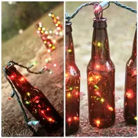 Instalatii handmade pentru iluminarea gradinii