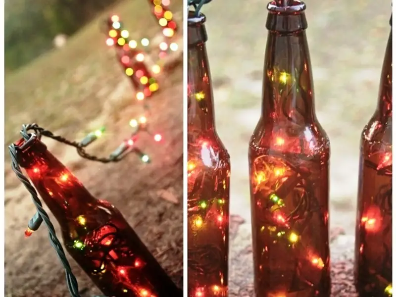 Instalatii handmade pentru iluminarea gradinii