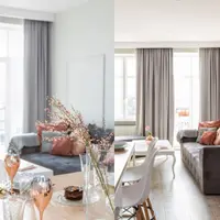 Eleganta si delicatete pentru un apartament cu o camera