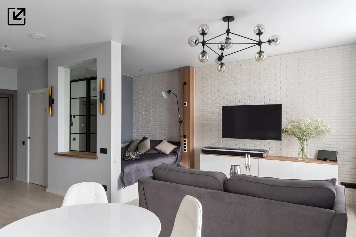 Transformarea unui apartament de 43 mp intr-un spatiu luminos si functional