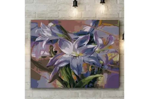 Picturi pe numere cu flori, un cadou special iata de ce!