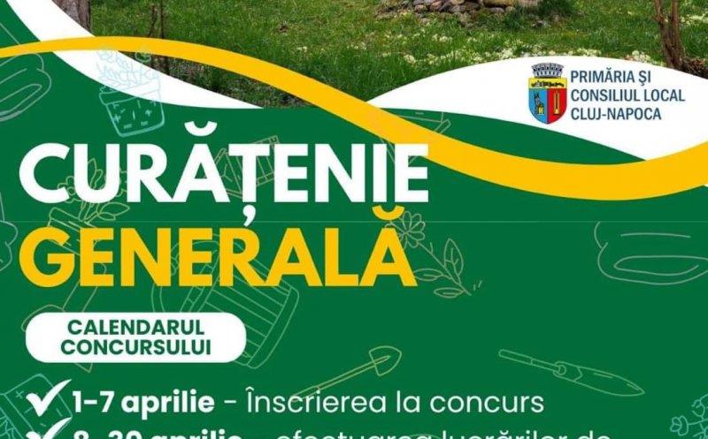 Concursul „Curățenie Generală” revine la Cluj-Napoca în perioada 1 aprilie 29 mai