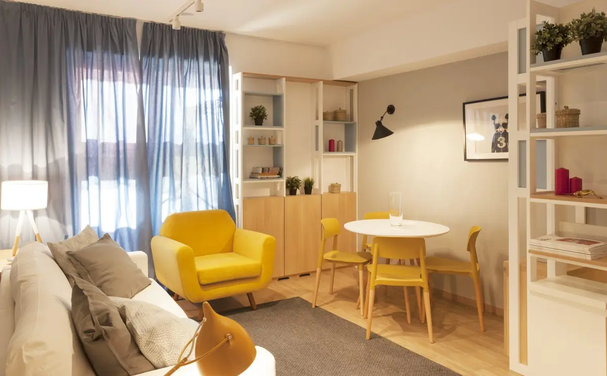 Abordare originala si creativa pentru un apartament de 65 mp din Bucuresti