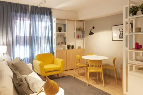 Abordare originala si creativa pentru un apartament de 65 mp din Bucuresti