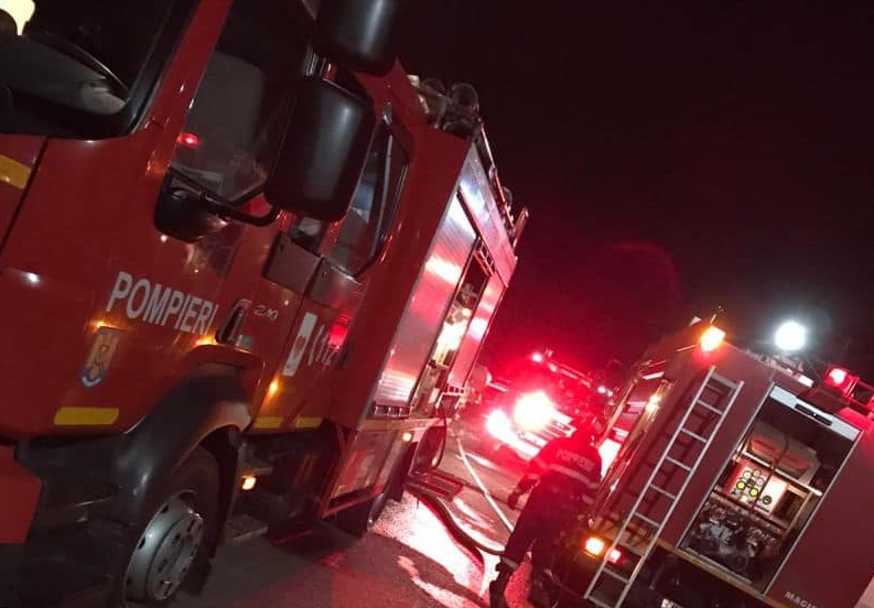 Incendiu, miercuri seara, pe Strada Cantonului din Cluj-Napoca
