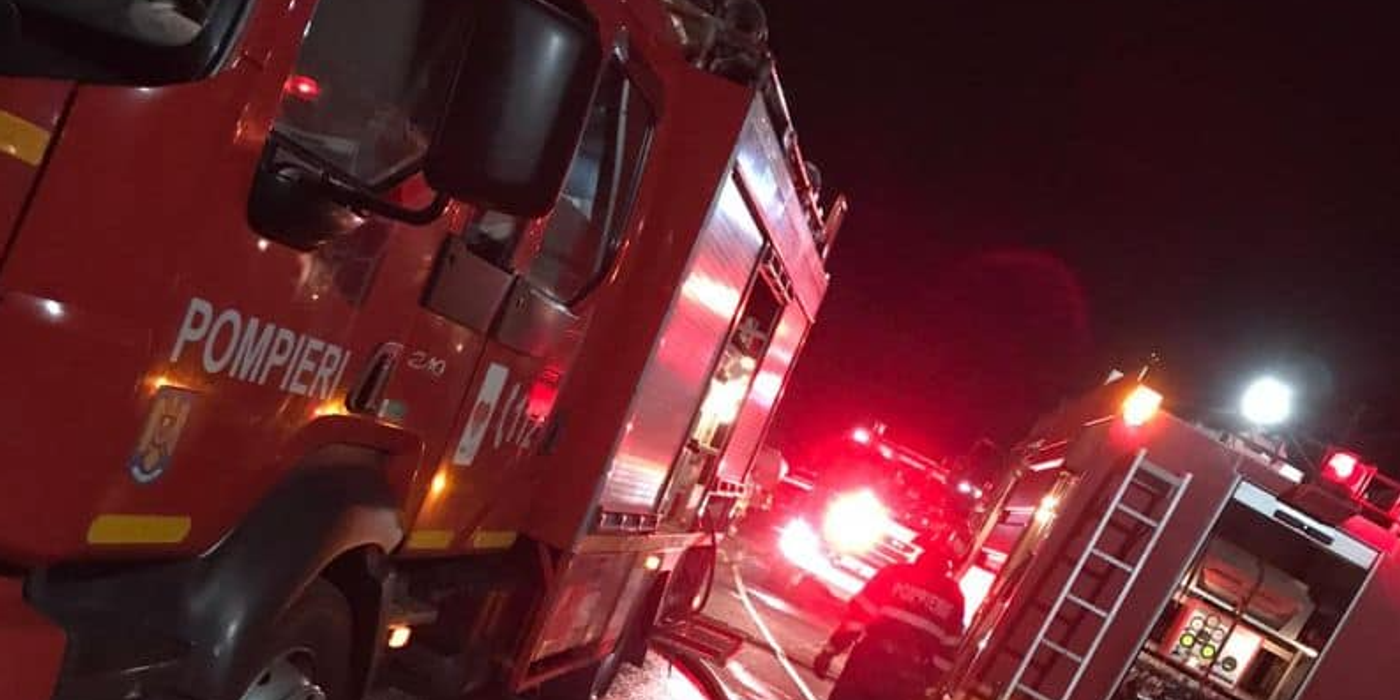 Incendiu, miercuri seara, pe Strada Cantonului din Cluj-Napoca