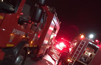 Incendiu, miercuri seara, pe Strada Cantonului din Cluj-Napoca