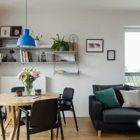 Decor contemporan intr-un apartament de 2 camere