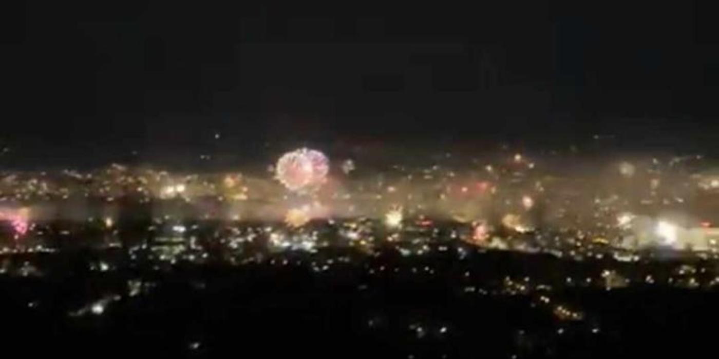În noaptea de Revelion focurile de artificii au luminat cerul Clujului