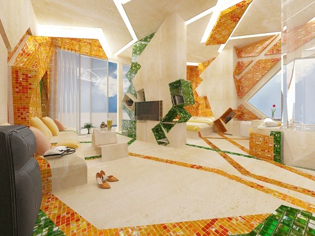 Un concept inedit: hotel cu sculpturi tridimensionale, creatie Gemelli Design Studio