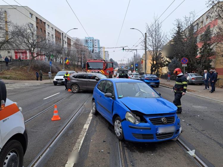 Accident rutier pe strada Primăverii din Cluj-Napoca