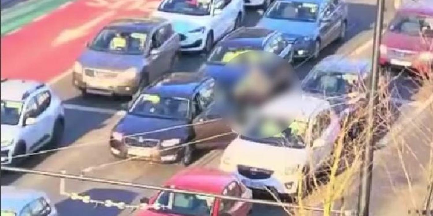 Scandal violent, marți, între doi șoferi, pe Bulevardul 21 decembrie 1989 din Cluj-Napoca