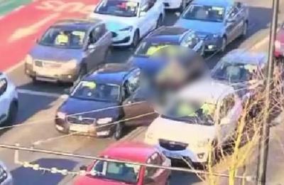 Scandal violent, marți, între doi șoferi, pe Bulevardul 21 decembrie 1989 din Cluj-Napoca