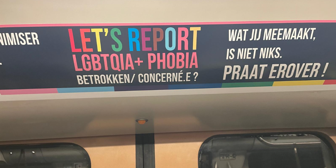 FOTO Bruxelles-ul a fost împânzit de afișe în care cetățenii sunt îndemnați să-și toarne cunoscuții suspectați de „homofobie”