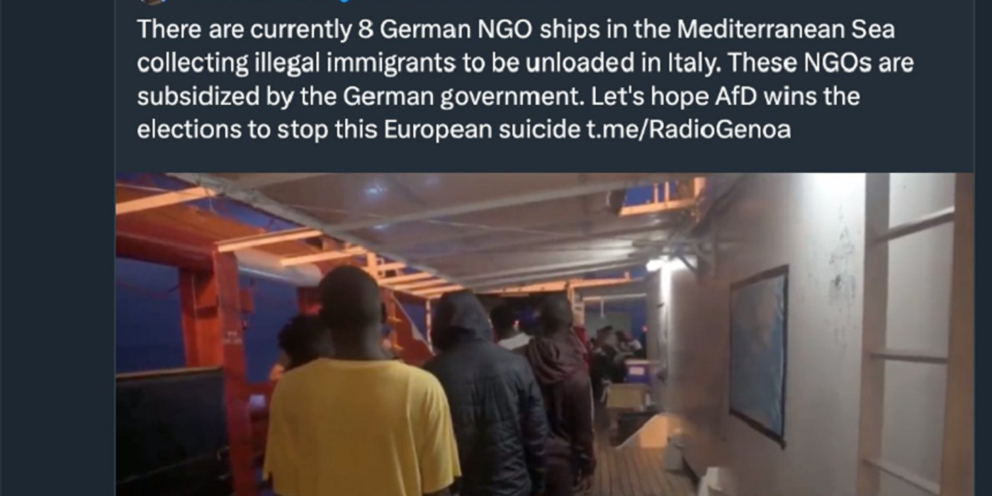 Elon Musk atacă susţinerea Germaniei a salvării de migranţi la Marea Mediterană, după ce îndeamnă la o victorie a Partidului Alternativa pentru Germania de extremă dreapta în alegeri