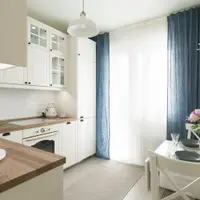 Amenajare scandinava cu accente clasice pentru un apartament mic
