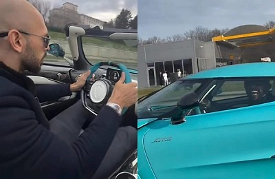 Andrew Tate a făcut accident cu bolidul de 5 milioane de dolari, cu care a făcut senzație în București weekendul trecut