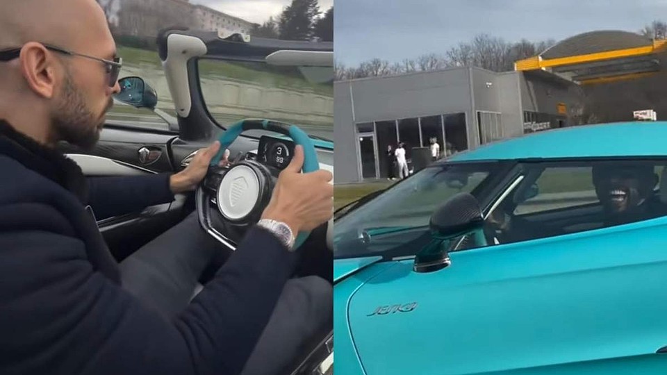 Andrew Tate a făcut accident cu bolidul de 5 milioane de dolari, cu care a făcut senzație în București weekendul trecut