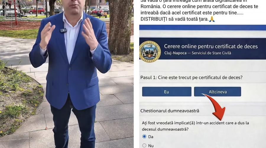 „Moartea digitală”, un fals viral: Viceprimarul Dan Tarcea demontează un fake news bizar care vizează Primăria Cluj-Napoca