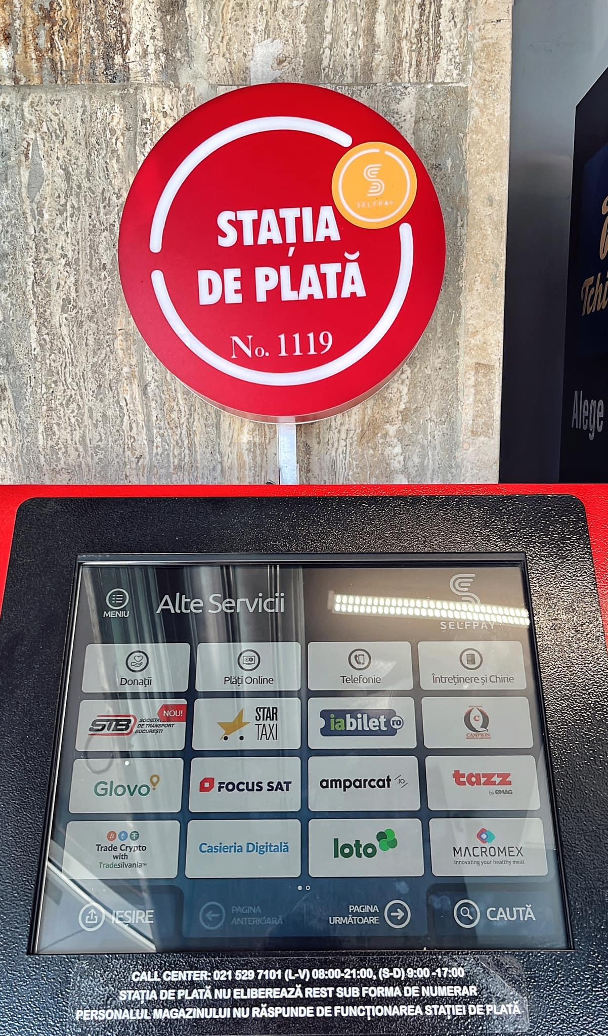 Bujduveanu: De astăzi, cardul de călătorie STB poate fi reîncărcat şi la staţiile de plată SelfPay / Peste 1.900 de staţii, în Bucureşti şi în Ilfov