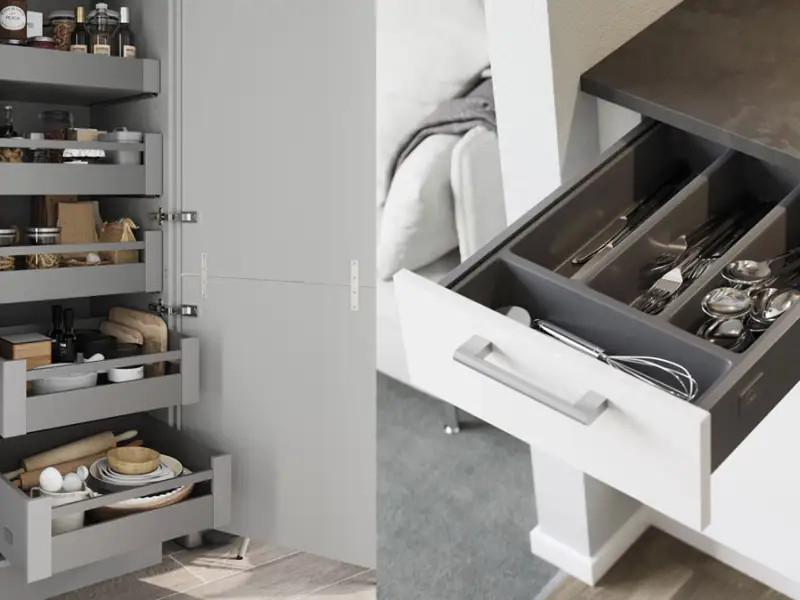 Cum iti organizezi eficient bucataria solutii de depozitare smart