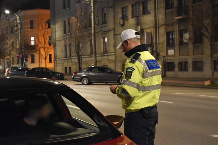 96 de sancțiuni contravenționale au fost aplicate de polițiștii clujeni în perioada 9-10 martie