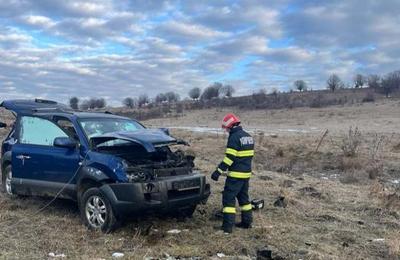 Accident rutier petrecut pe DJ 108N, între localitățile Aghireșu și Petrindu